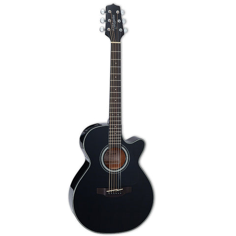 Takamine GF30CE NAT FX Cutaway Acoustic Electric Guitar, Gloss Black