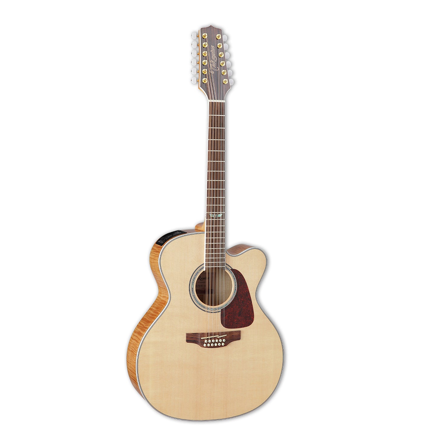 Takamine GJ12CE-12 NAT Jumbo 12 String Acoustic Electric Guitar, Gloss Natural