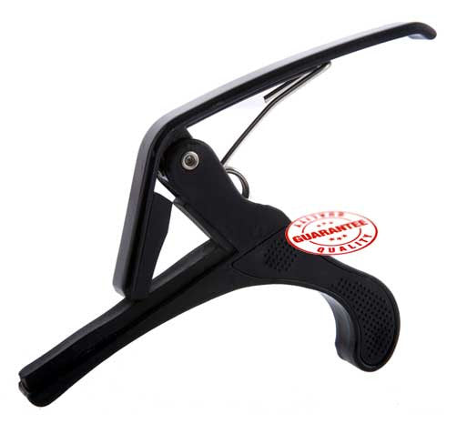 Fever Acoustic and Electric Guitar Capo Black