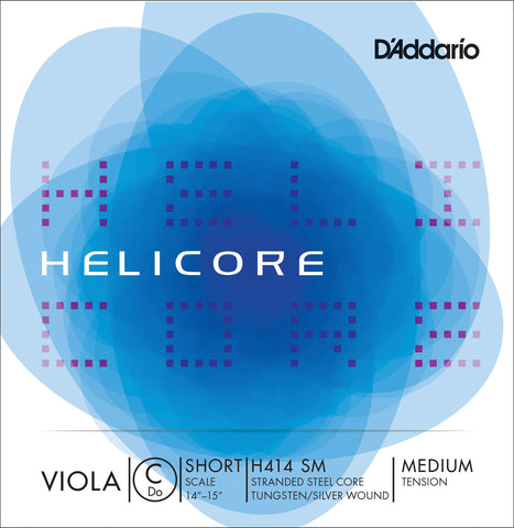 D'Addario Helicore Viola Single C String, Short Scale, Medium Tension