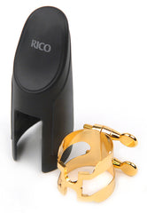 H-Ligature & Cap, Alto Saxophone, Gold-plated