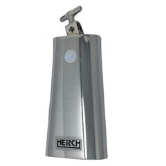 D'Luca made by Herch 9 Inch Chrome Finish Steel Banda Cowbell Cencerro