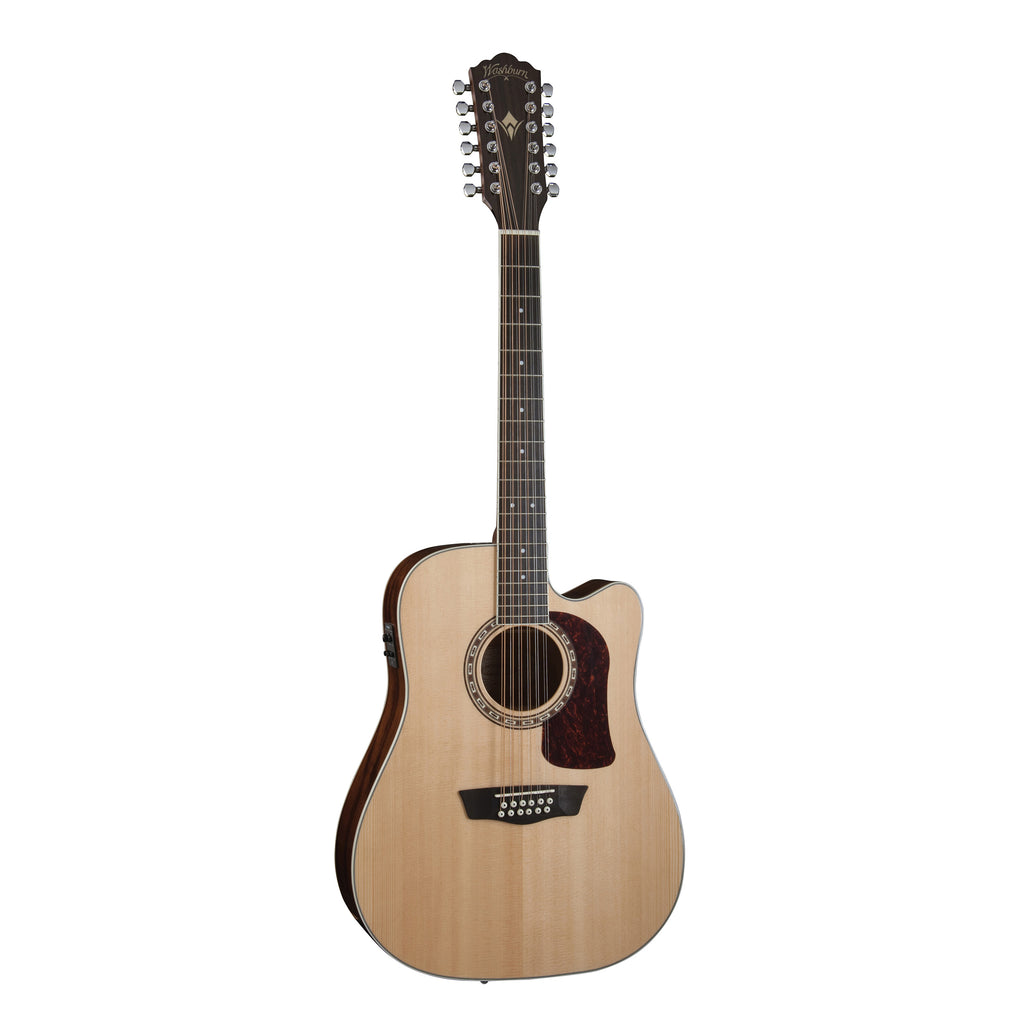 Washburn Heritage Dreadnought 12 Strings Acoustic Electric Guitar –