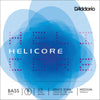 D'Addario Helicore Solo Bass Single B String, 3/4 Scale, Medium Tension