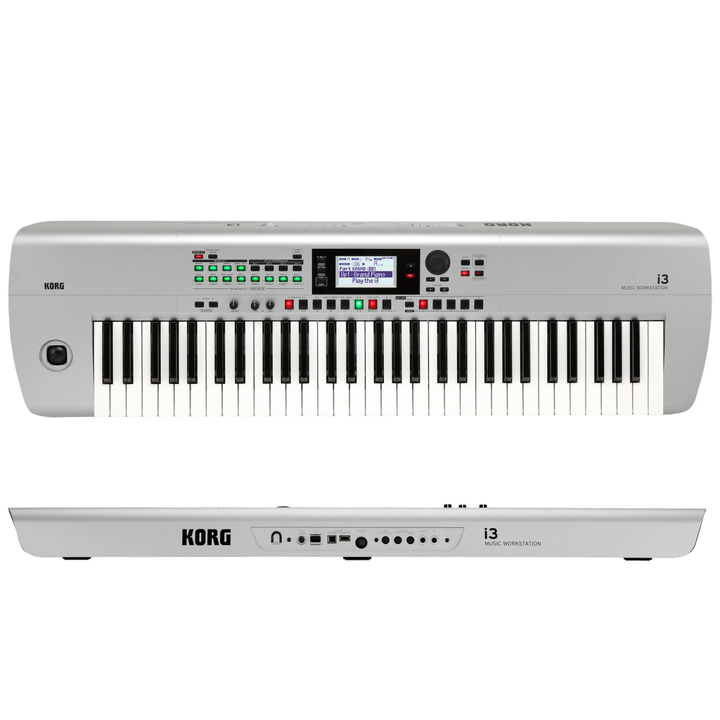 Korg i3 Music Keyboard Workstation Matte Silver