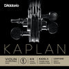 D'Addario Kaplan Golden Spiral Solo Loop End Violin Single E String, 4/4 Scale, Heavy Tension