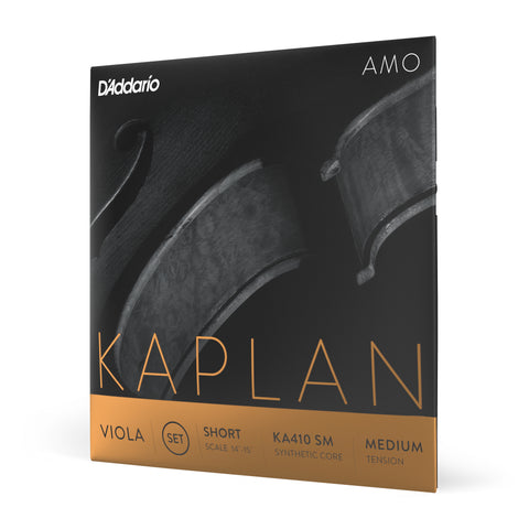 D'Addario Kaplan Amo Viola String Set, Short Scale, Medium Tension