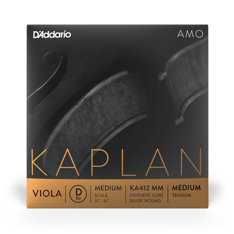 D'Addario Kaplan Amo Viola D String, Medium Scale, Medium Tension