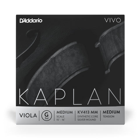 D'Addario Kaplan Vivo Viola G String, Medium Scale, Medium Tension