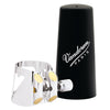 Vandoren Optimum Ligature & Plastic Cap for Contra Bass Clarinet, Silver-Plated