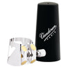 Vandoren Optimum Ligature and Plastic Cap for Bass Clarinet, Silver-Plated