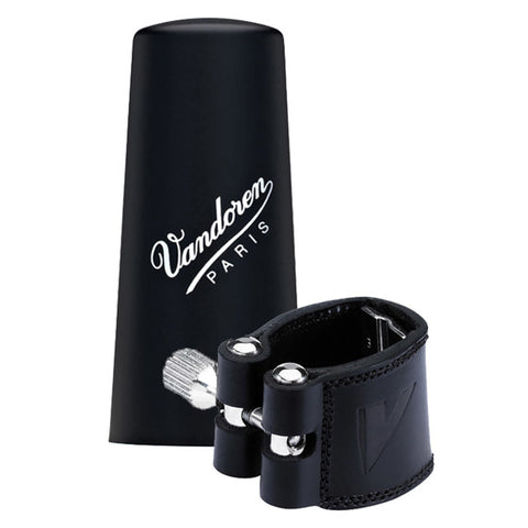 Vandoren Leather Ligature and Plastic Cap for Eb Clarinet