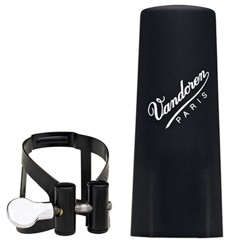 Vandoren M|O Ligature and Plastic Cap for Eb Clarinet, Black Finish