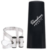 Vandoren M|O Ligature and Plastic Cap for Eb Clarinet, Pewter Finish