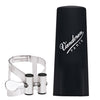 Vandoren M|O Ligature and Plastic Cap for Alto Clarinet, Pewter Finish