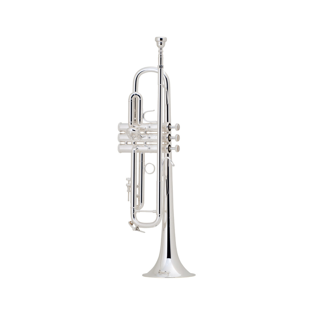 Bach LR180 Series Stradivarius Pro Bb Trumpet Outfit With #37 Bell Silver Plated