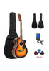 Fever 12 String Acoustic Electric Guitar with Bag, Tuner and Picks, Sunburst