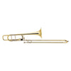 Bach Stradivarius Trombone F Attachment Gold Brass Bell Lightweight Slide