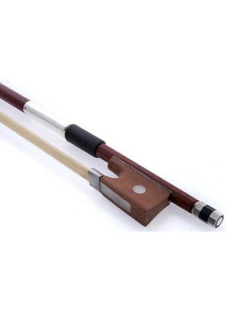 D'Luca Student Brazilwood Beginner Level Horsehair Viola Bow 14"