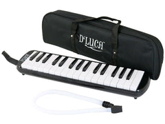 D'Luca Black 32 Key Melodica with Gig Bag