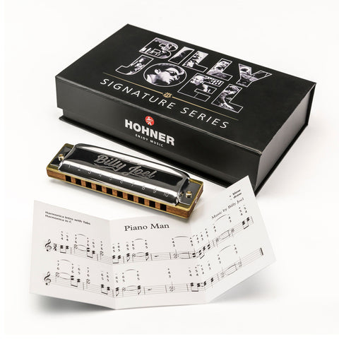 Hohner Billy Joel Signature Harmonica with Case, Key of C