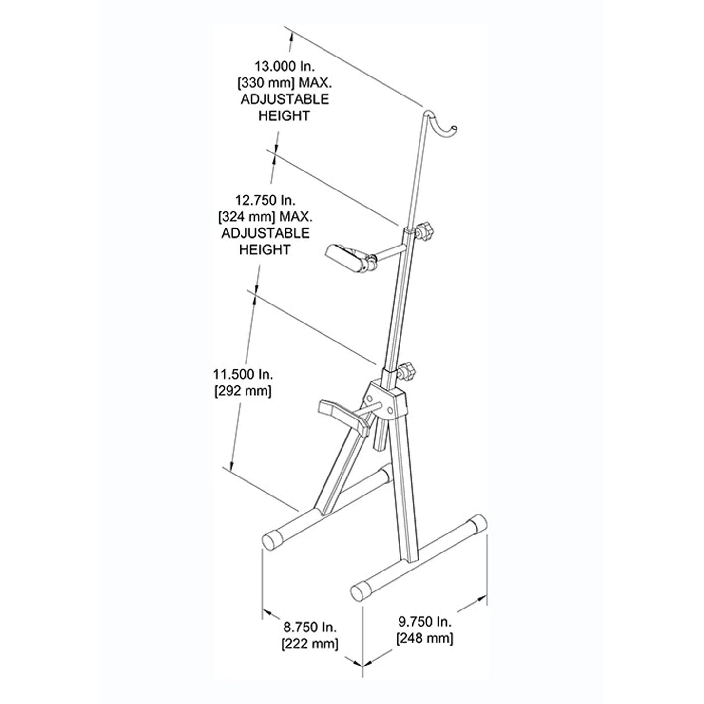 D'Luca Adjustable Floor Viola / Violin Stand