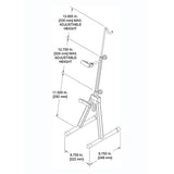 D'Luca Adjustable Floor Viola / Violin Stand