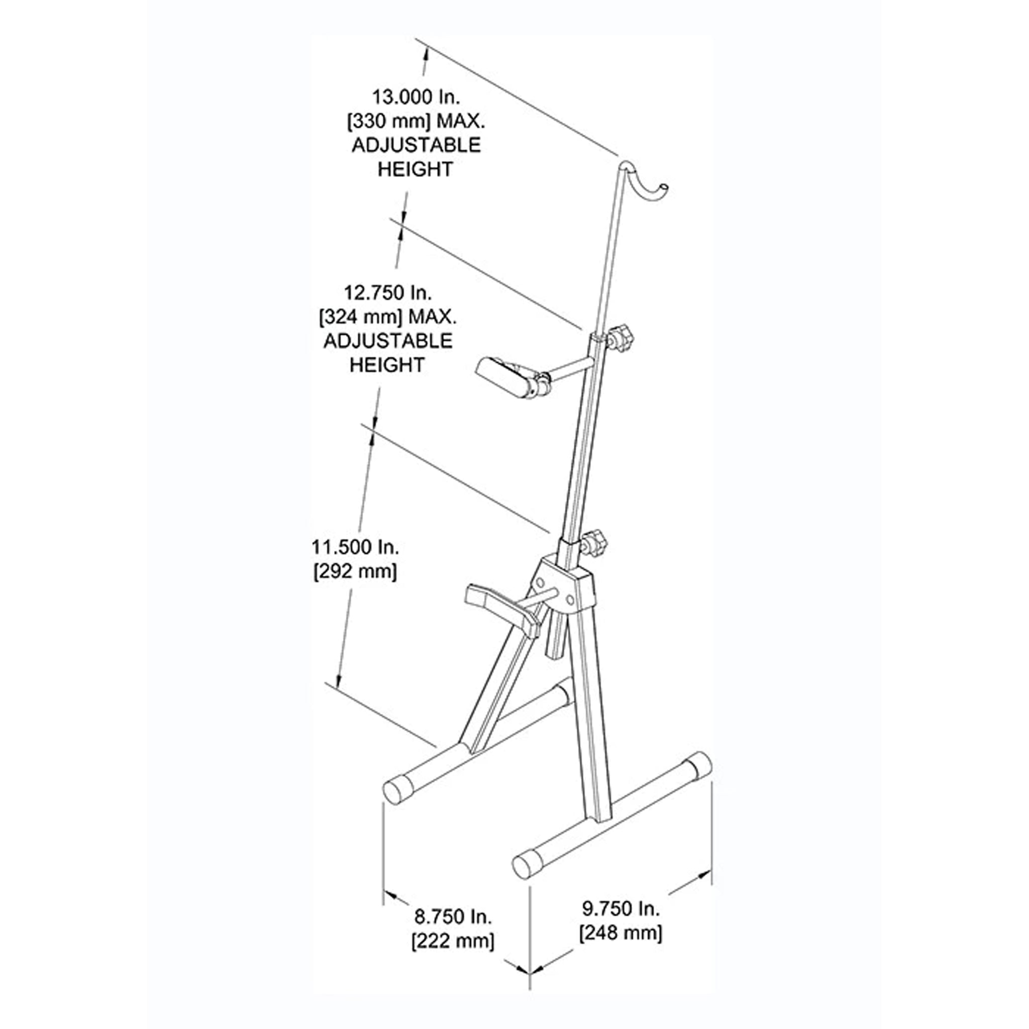 D'Luca Adjustable Floor Viola / Violin Stand