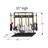 D'Luca Free Standing Modular Guitar Display Single Tier