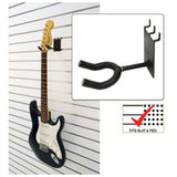 D'Luca 2" Standard Guitar Hanger Fits Slatwall And Peg Wall
