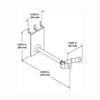 D'Luca 4" Violin / Viola Hanger Fits Slatwall And Peg Wall