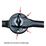 D'Luca 7" Violin / Viola Hanger Adjustable Fits Slatwall And Peg Wall