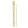 D'Luca Student 3 Piece Recorder Flute Ivory