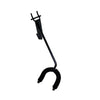 D'Luca 11" Fixed Angle Left Facing Guitar Hanger Fits Slatwall And Peg Wall