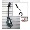 D'Luca 11" Fixed Angle Left Facing Guitar Hanger Fits Slatwall And Peg Wall