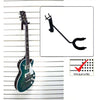D'Luca 11" Fixed Angle Right Facing Guitar Hanger Fits Slatwall And Peg Wall