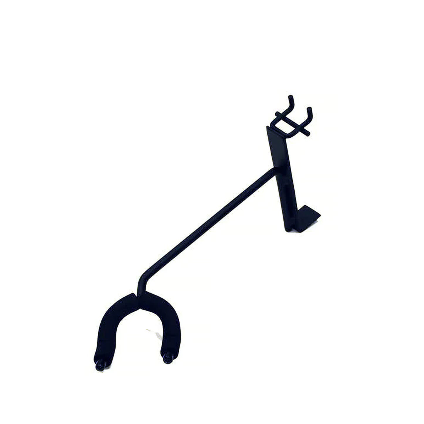 D'Luca 11" Fixed Angle Right Facing Guitar Hanger Fits Slatwall And Peg Wall