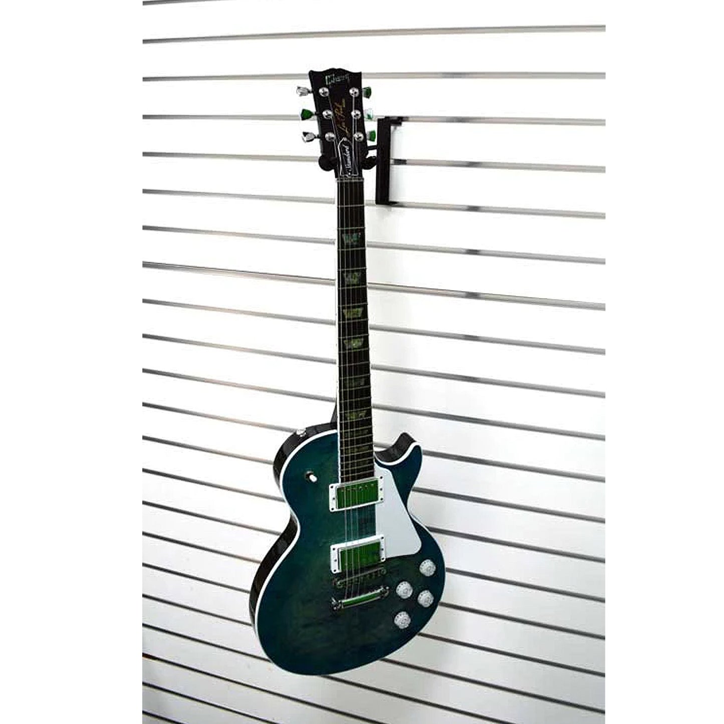 D'Luca 11" Fixed Angle Right Facing Guitar Hanger Fits Slatwall And Peg Wall