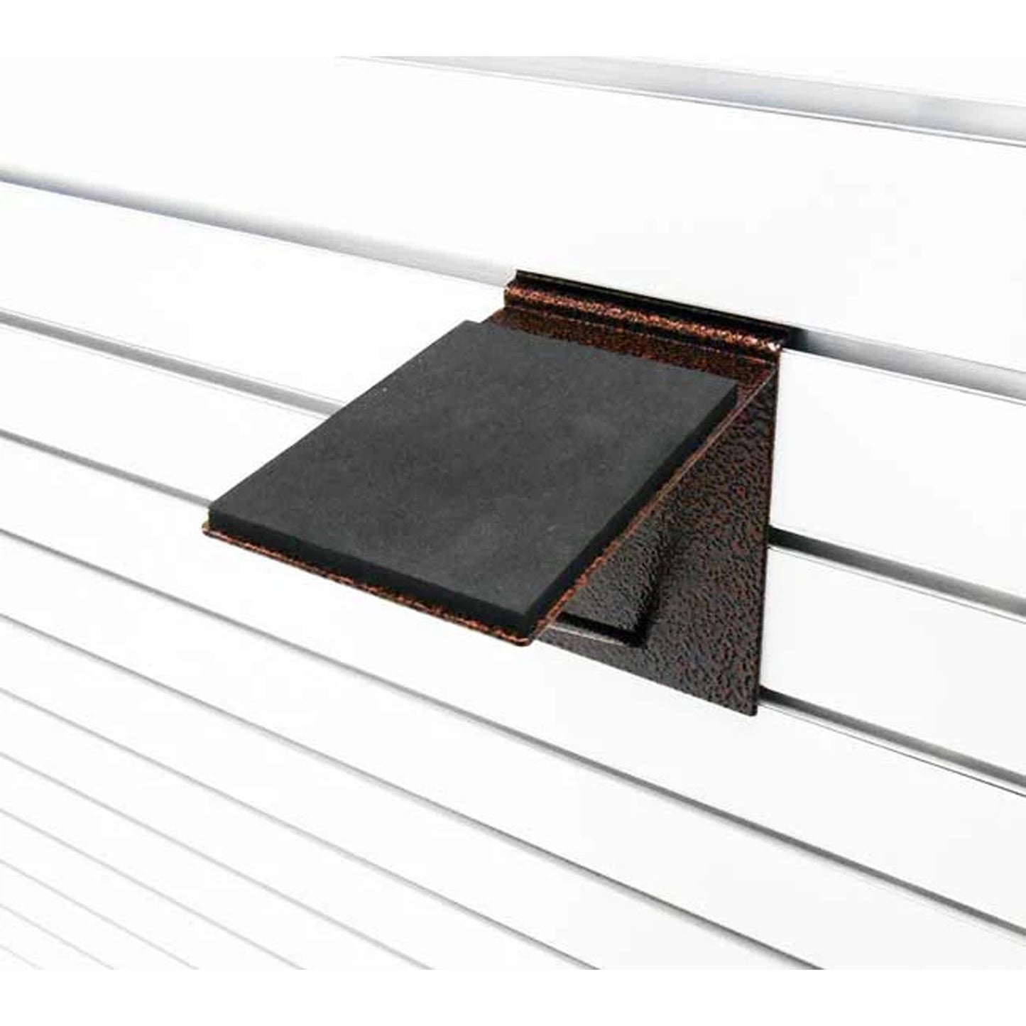 D'Luca 6” Bracket with Foam Pad Mounts on slatwall Only