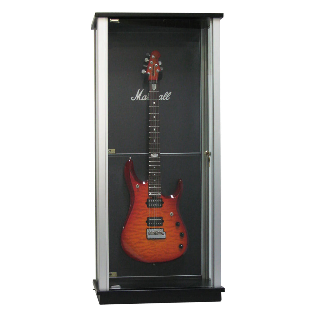 D'Luca Locking Glass Guitar Display Case (MADE TO ORDER)