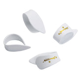 D'Addario National Celluloid Thumb Picks, Medium White 4-Pack