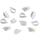 D'Addario National Celluloid Thumb Picks, Medium White 12 pack
