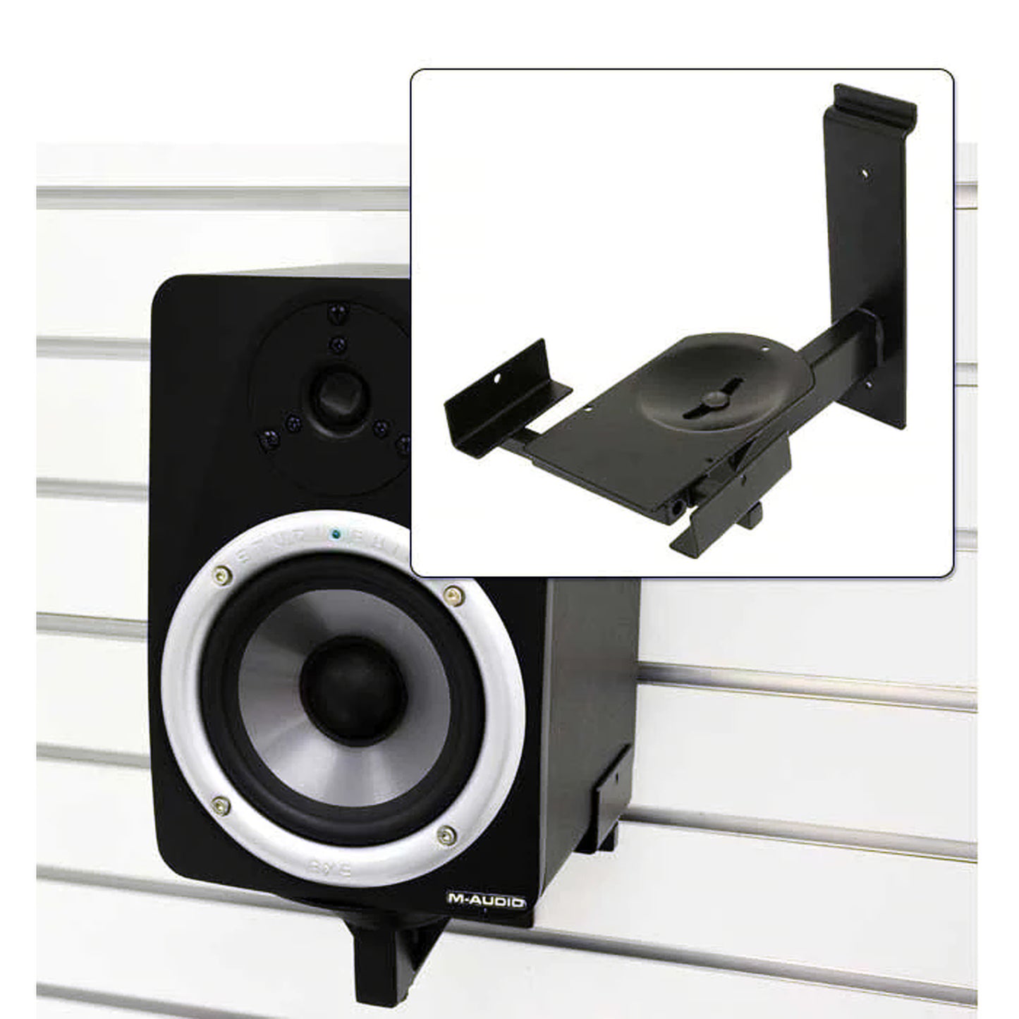 D'Luca Studio Monitor Displays (Pair) Mounts on Slatwall Only