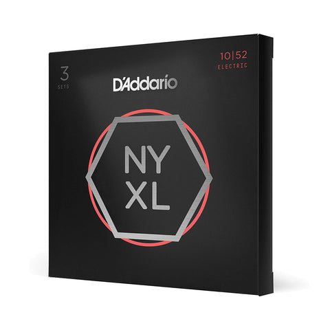 D'Addario NYXL1052-3P Electric Guitar Strings, Light Top Heavy Bottom, 3 Sets