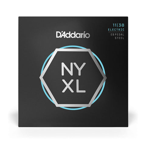 D'Addario NYXL1138PS E9 Pedal Steel Guitar Strings, Regular Light, 11-38