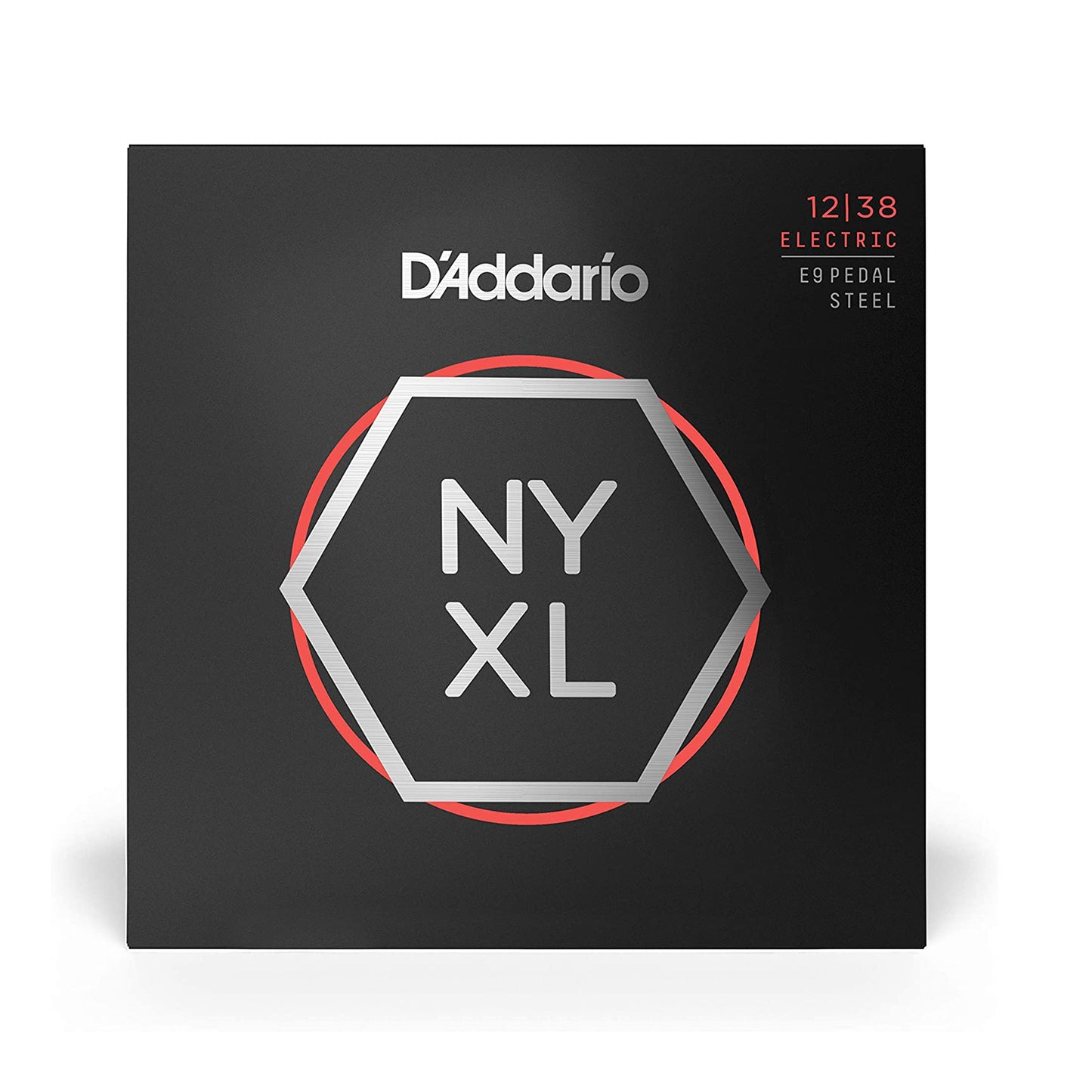 D'Addario NYXL1238PS Nickel Wound E9 Pedal Steel Guitar Strings, Custom Light