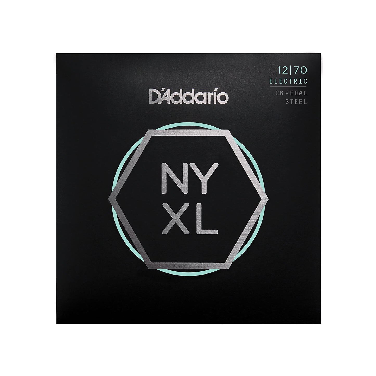 D'Addario NYXL1270PS Nickel Wound C6 Pedal Steel Guitar Strings, Regular, 12-70