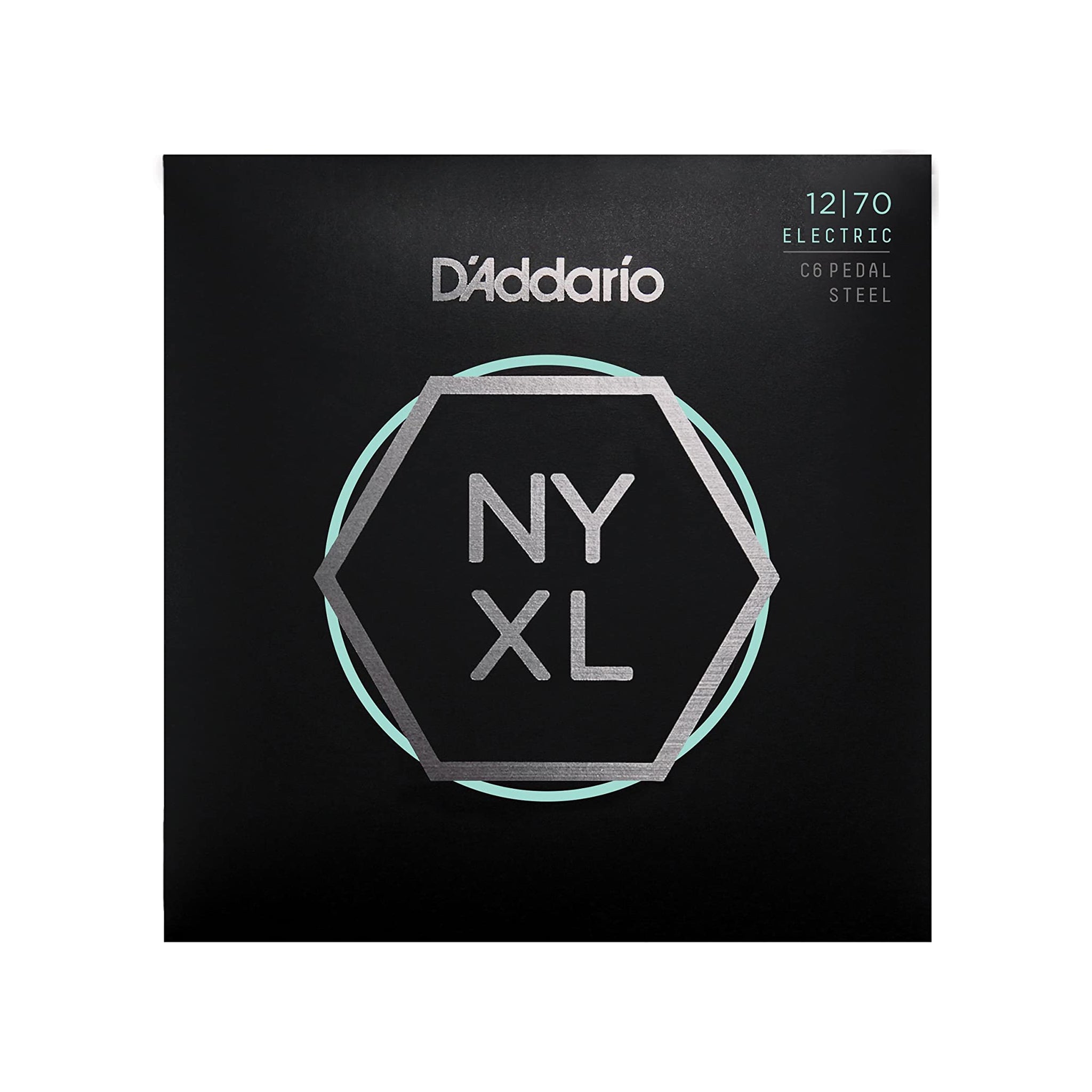 D'Addario NYXL1270PS Nickel Wound C6 Pedal Steel Guitar Strings, Regular, 12-70