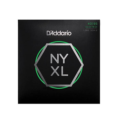 D'Addario NYXL4095 Bass Guitar Strings, Super Light, 40-95, Long Scale