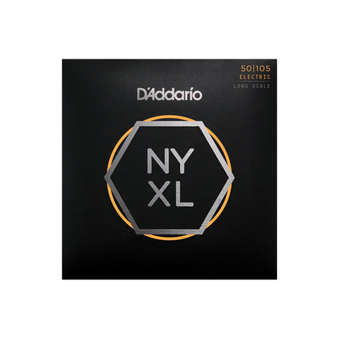 D'Addario NYXL50105 Nickel Wound Bass Guitar Strings, Medium, 50-105, Long